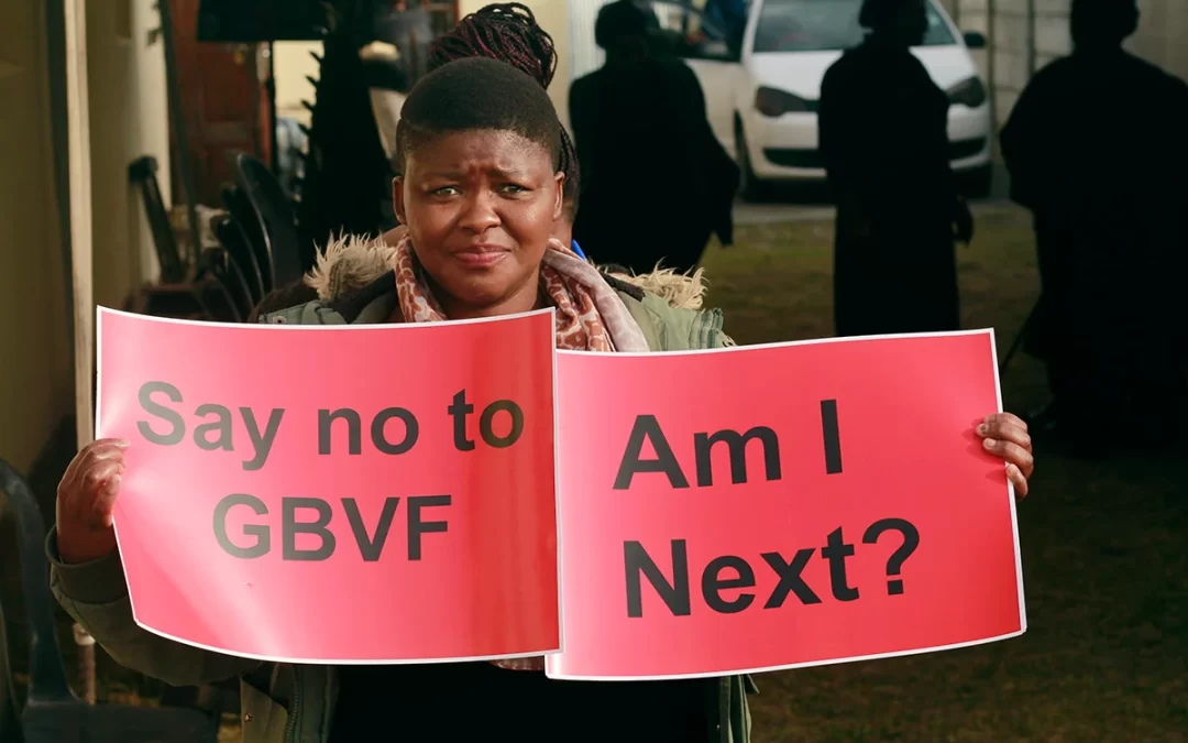 South Africans march against gender-based violence